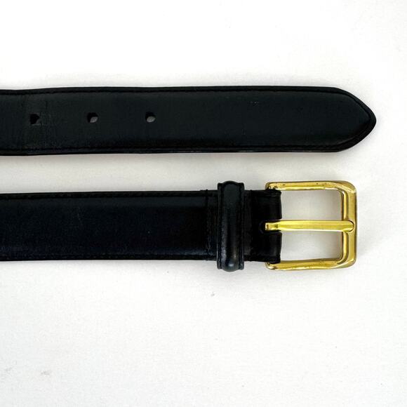 Coach Burnished Cowhide Leather Belt Black Men’s 34" (85 cm) 5950 - Picture 5 of 11